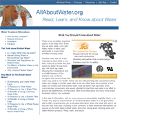 Tablet Screenshot of allaboutwater.org